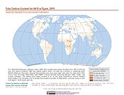Map: Total Carbon Content All Fire Types (2015)
