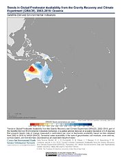 Map: GRACE Freshwater Availability Trends (2002-2016): Oceania