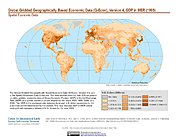 Map: GDP in Market Exchange Rate (1995)