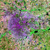 Map: Landsat Image: Bangalore, India