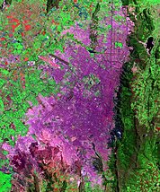 Map: Landsat Image: Bogota, Colombia