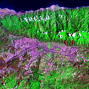 Map: Landsat Image: Caracas, Venezuela
