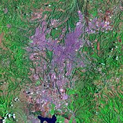 Map: Landsat Image: Guatemala City, Guatemala