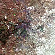 Map: Landsat Image: Jerusalem, Israel