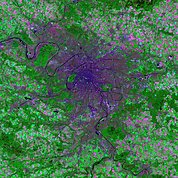 Map: Landsat Image: Paris, France
