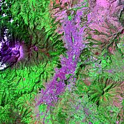 Map: Landsat Image: Quito, Ecuador