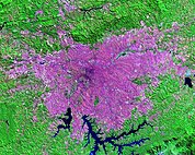 Map: Landsat Image: Sao Paulo, Brazil