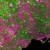 Map: Landsat Image: Toronto, Canada