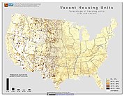 Map: % Vacant Housing Units (2000): U.S.A.