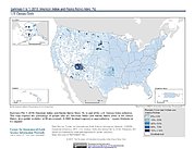 Map: SF1 2010, American Indian and Alaska Native Alone (%): USA