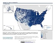 Map: SF1 2010, Non-Hispanic (%): USA
