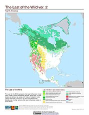 Map: Last of the Wild, v2: North America