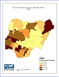 Human Poverty Index, Uganda (by district, 1998) 